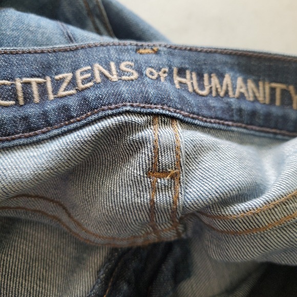 Citizens of Humanity Phoebe Slim Straight Crop Jeans Dark Wash Women's Size 27 - Picture 8 of 16